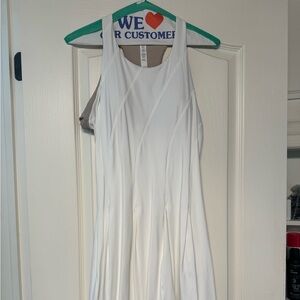 White lululemon tennis dress. Never worn.
